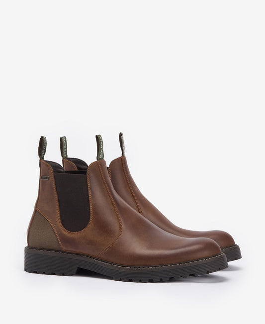 Barbour MFO0771 Patton Chelsea Boots - Teak