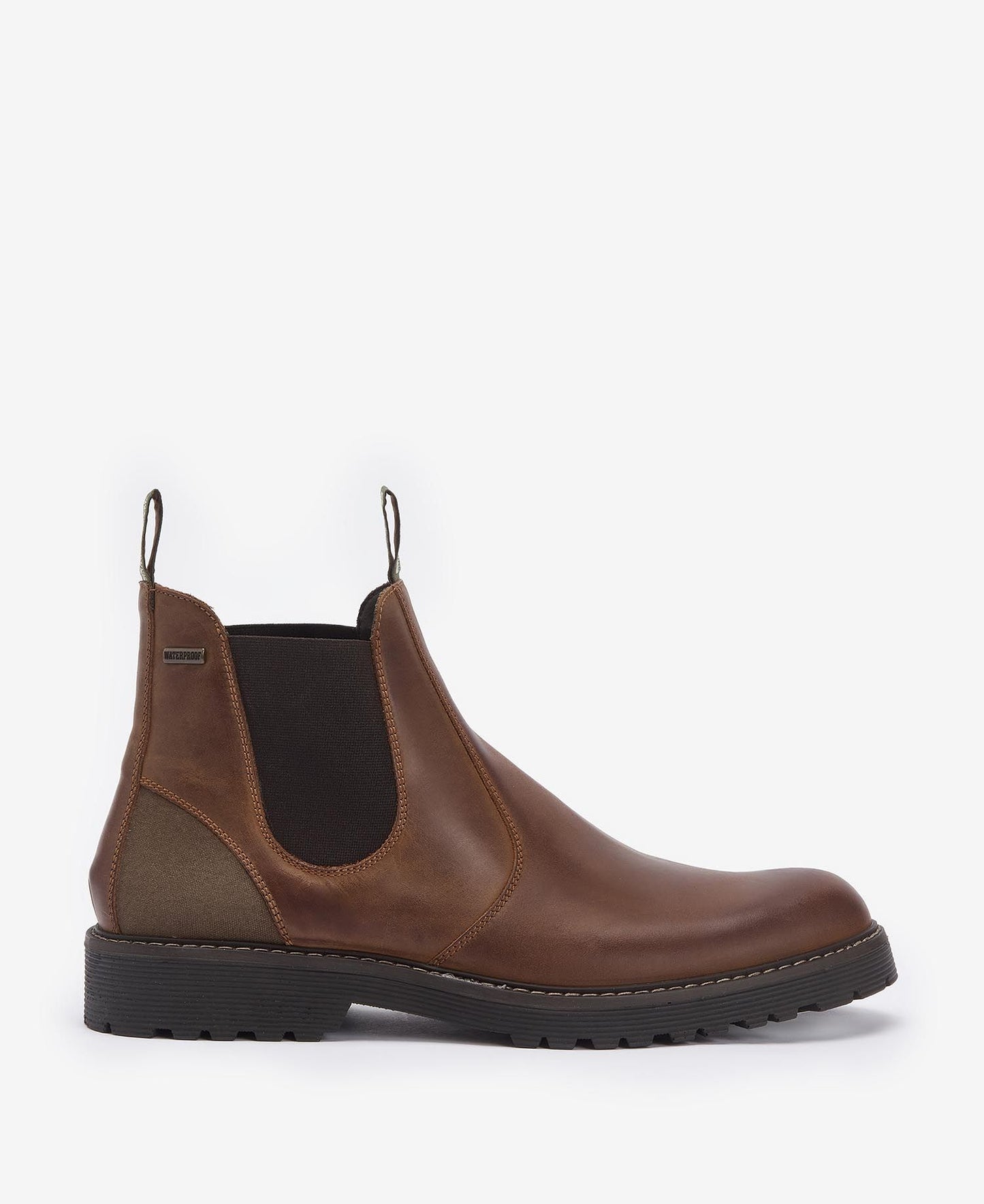 Barbour MFO0771 Patton Chelsea Boots - Teak