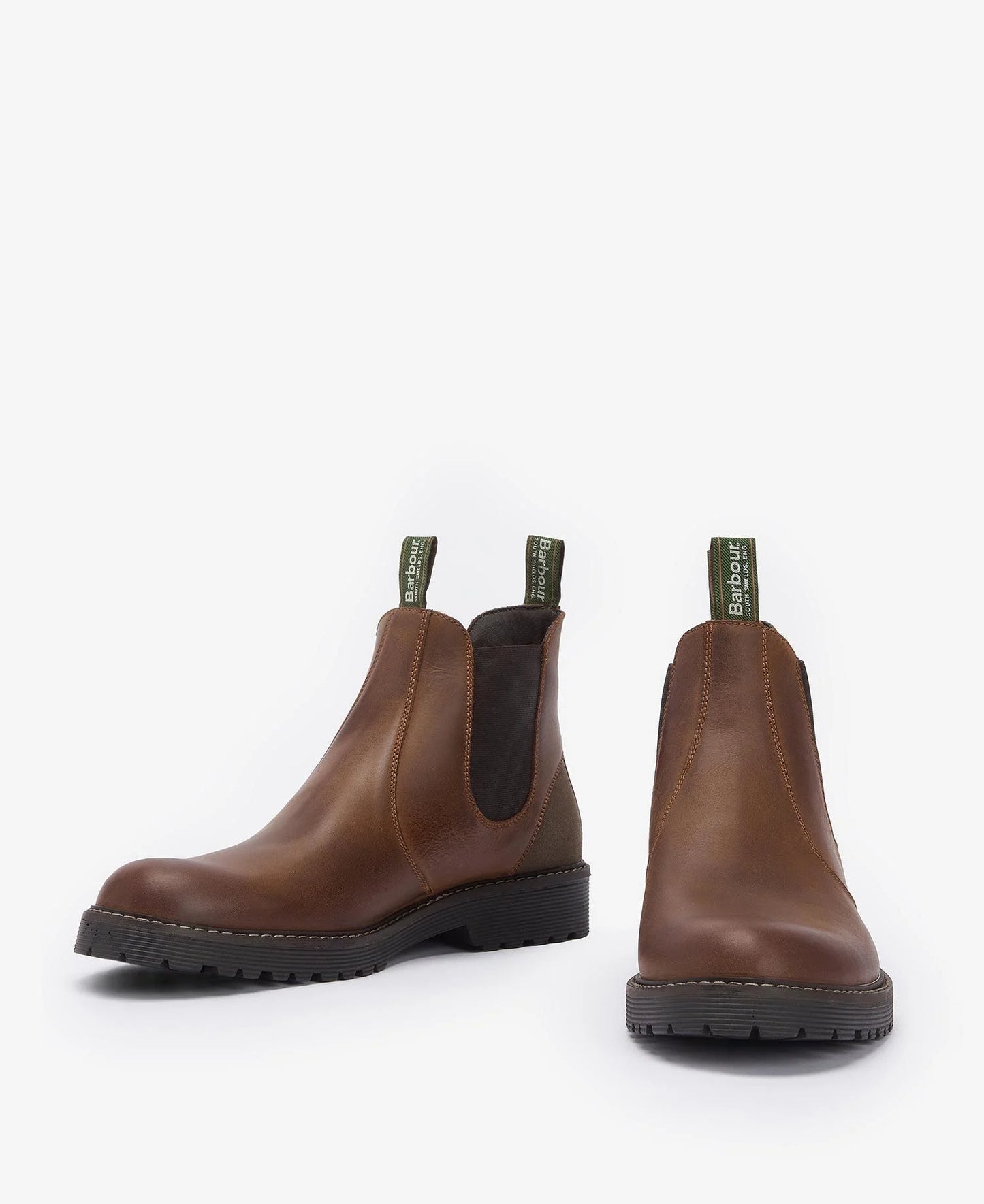 Barbour MFO0771 Patton Chelsea Boots - Teak