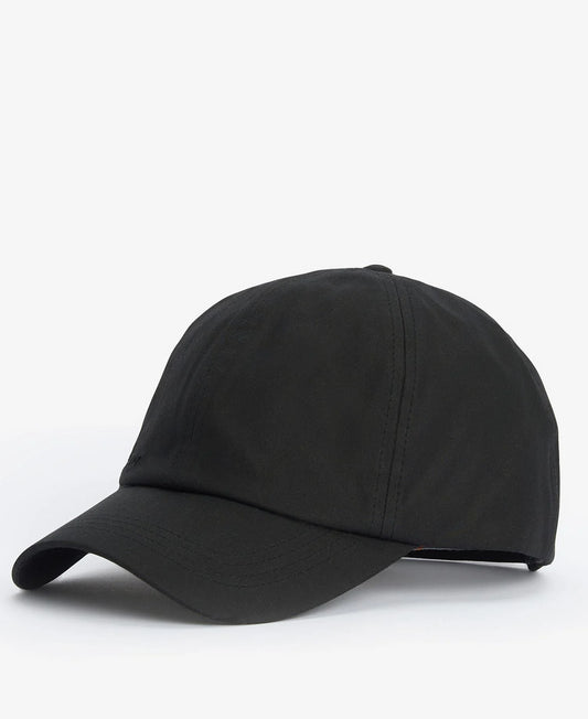 Barbour MHA0005 Wax Sports Cap - Black