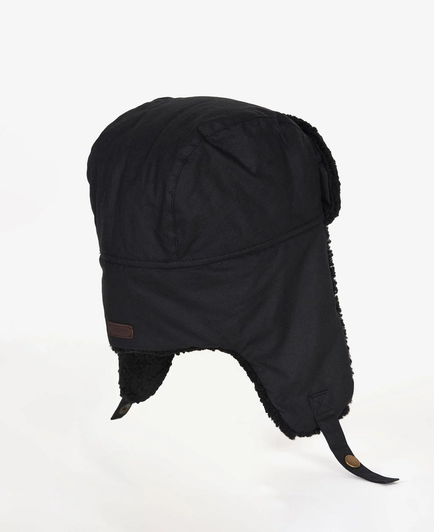 Barbour MHA0710 Morar Wax Trapper Hat - Black