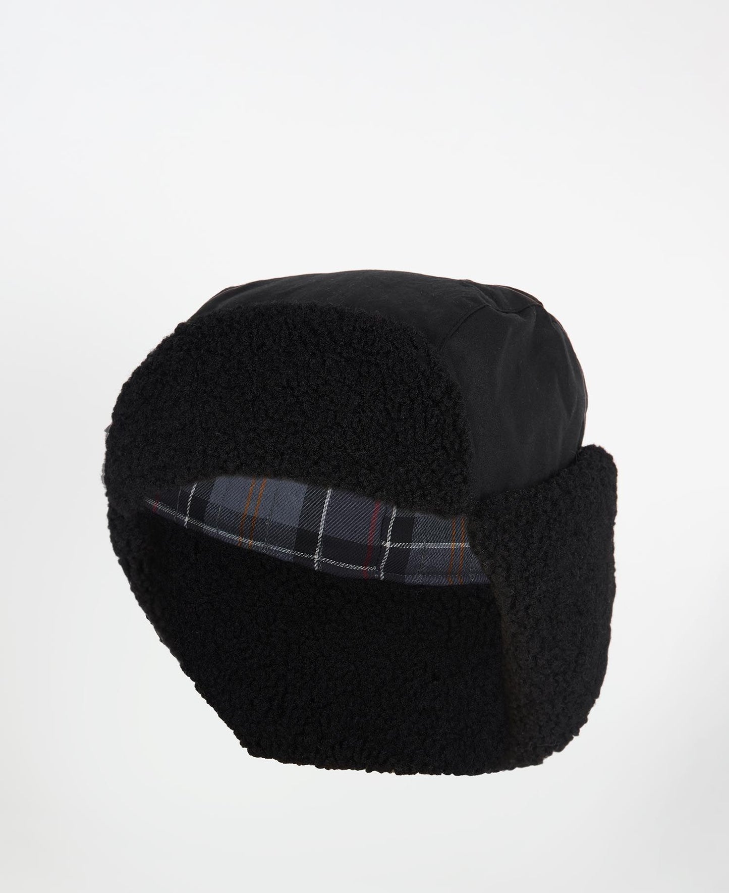 Barbour MHA0710 Morar Wax Trapper Hat - Black