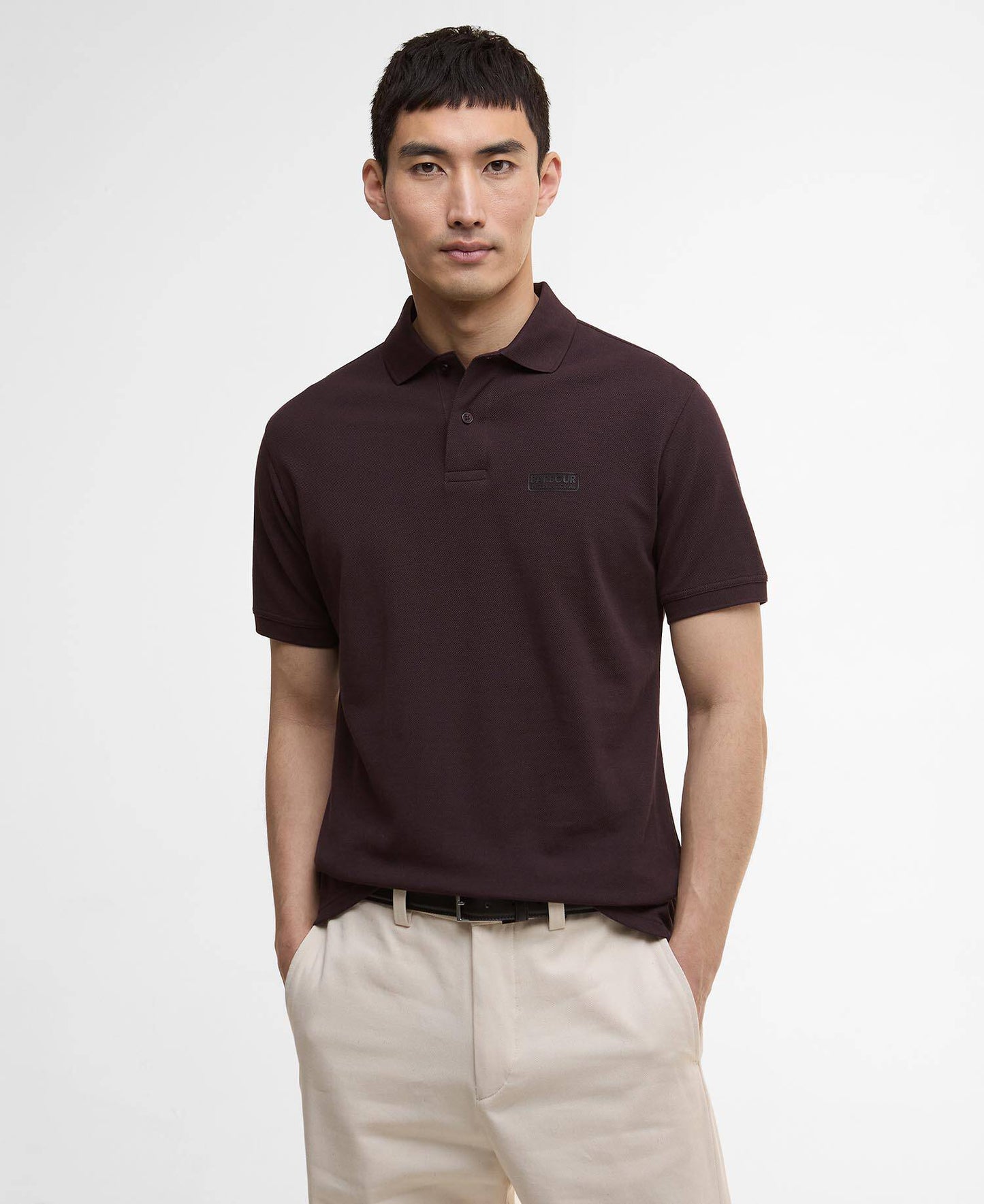 Barbour International Essential Polo Shirt - Java Red