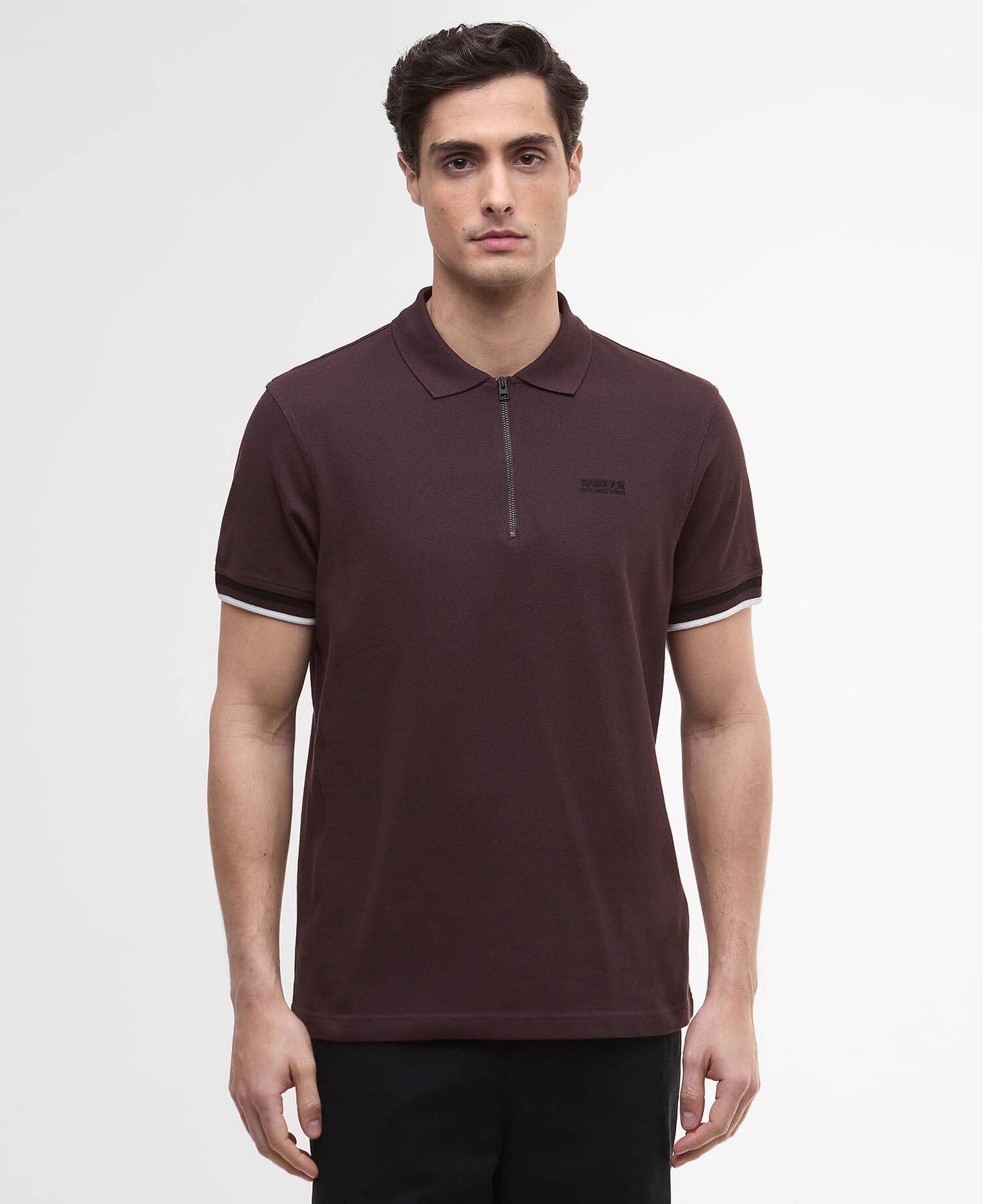 Barbour International Buxton Polo Shirt - Java Red