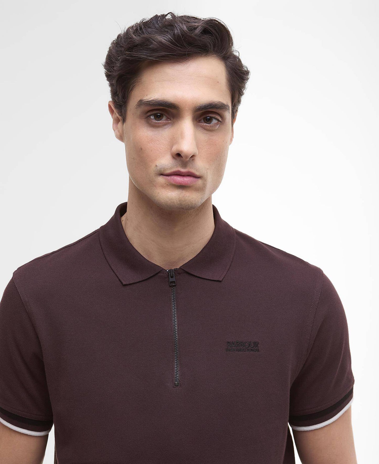 Barbour International Buxton Polo Shirt - Java Red