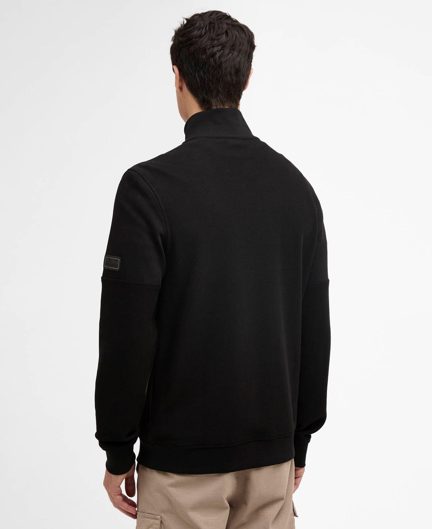 Barbour Kaspian Half Zip Sweatshirt - Black