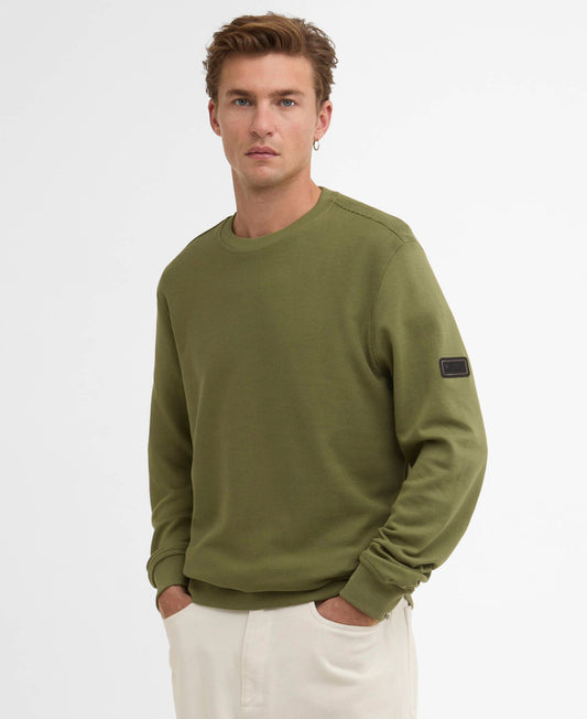 Barbour Kaspain Crew Sweatshirt - Burnt Olive