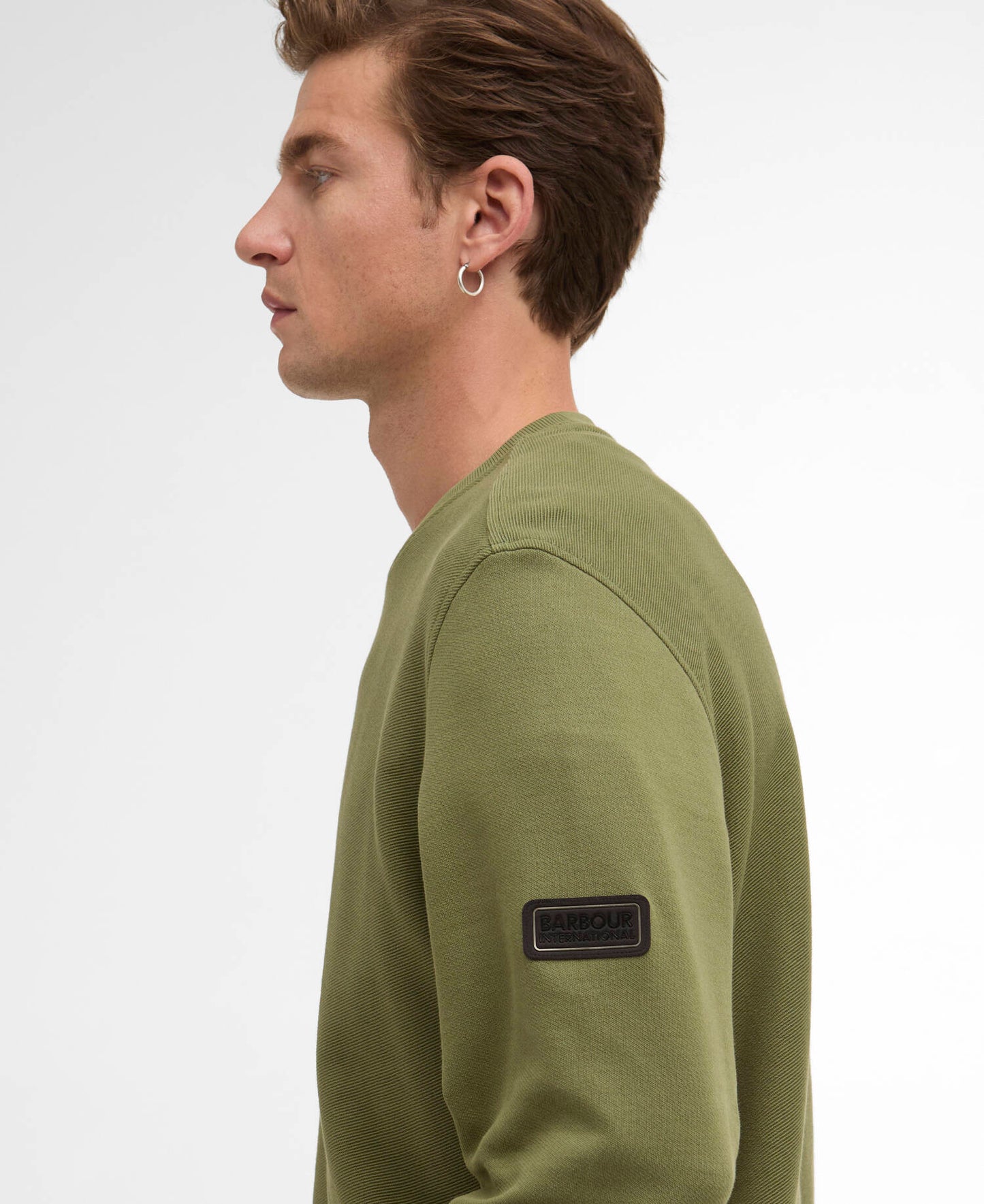 Barbour Kaspain Crew Sweatshirt - Burnt Olive