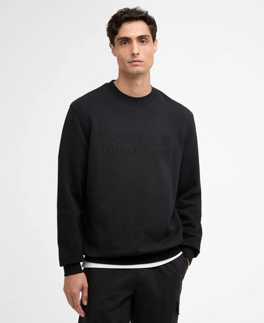 Barbour Theo Crew Neck Jumper - Black