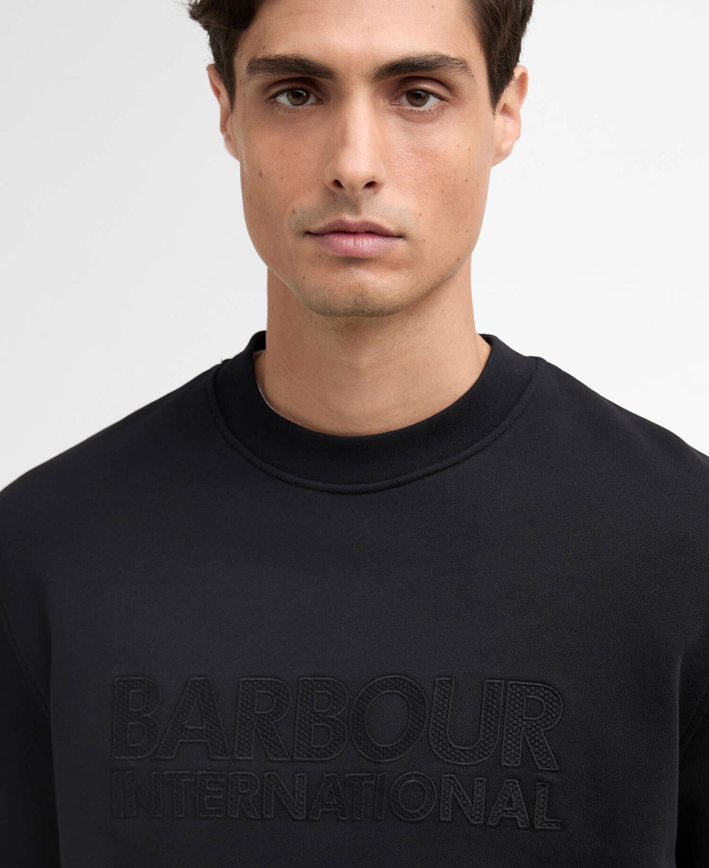 Barbour Theo Crew Neck Jumper - Black