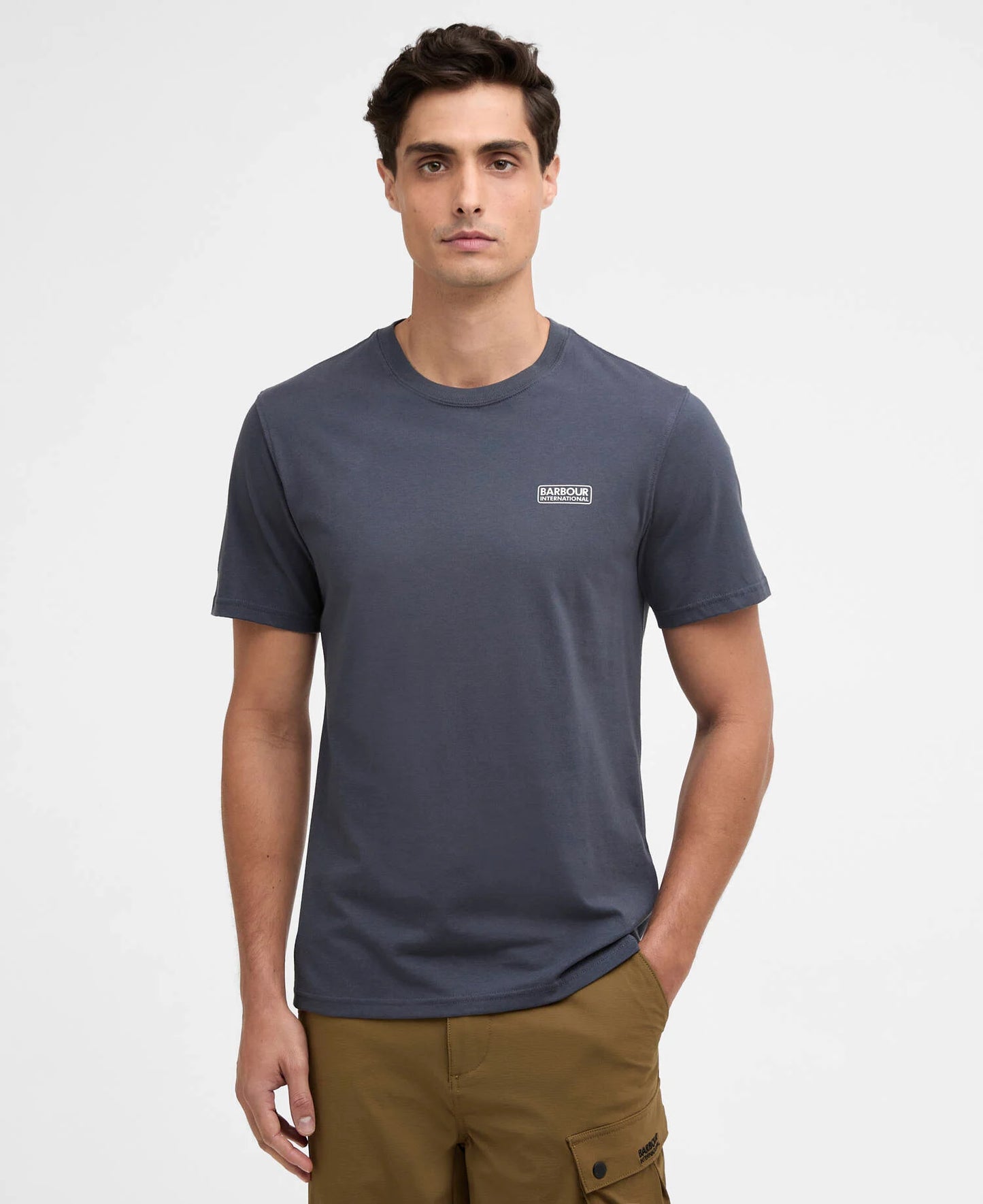 Barbour Small Logo T-Shirt - Storm Grey