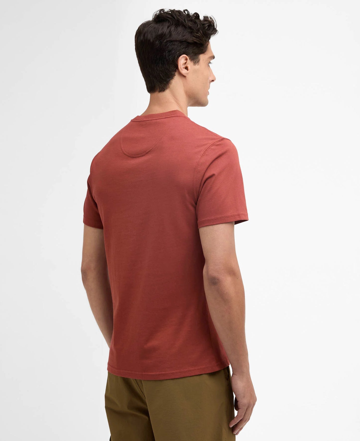 Barbour Small Logo T-Shirt - Burnt Henna