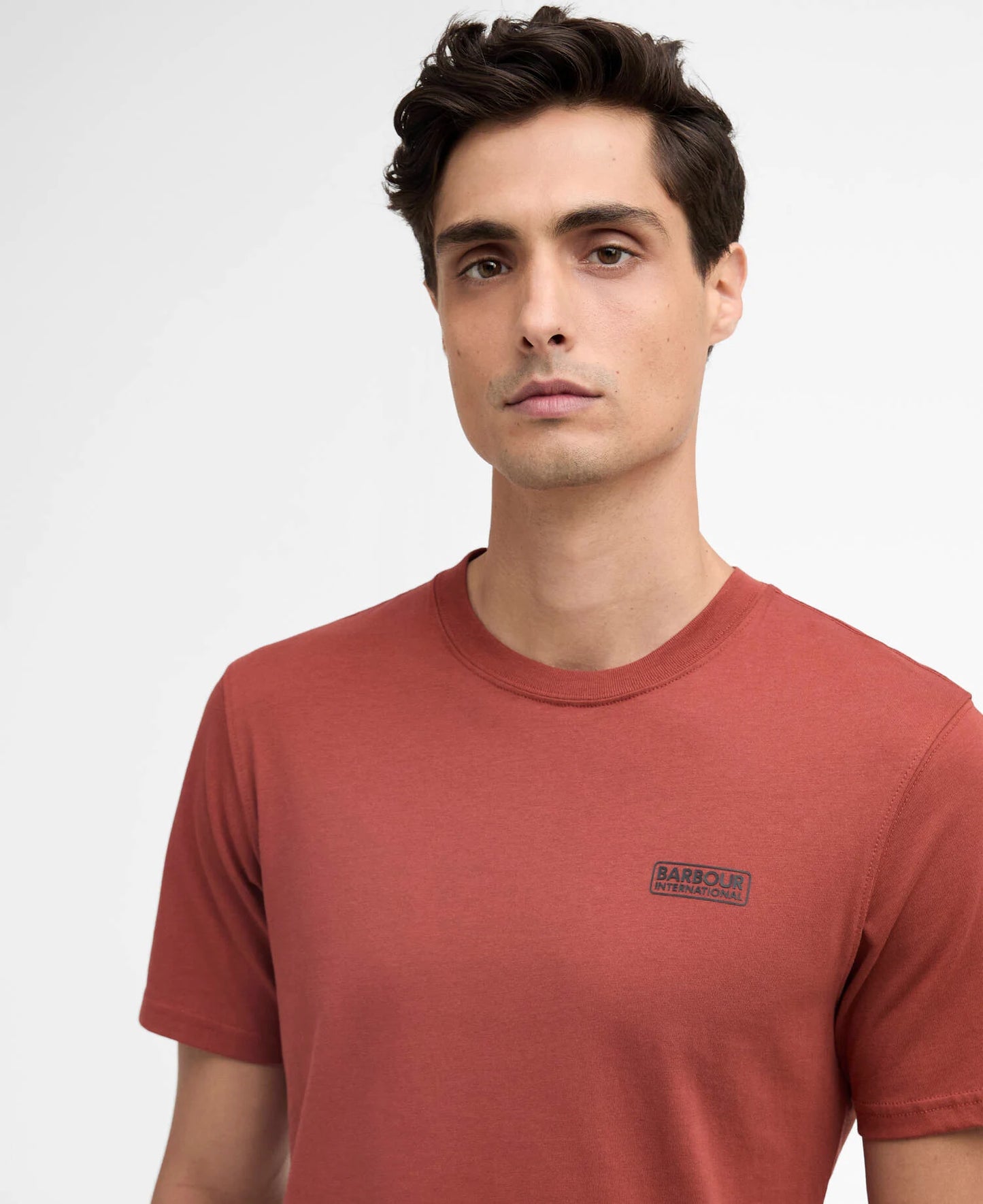 Barbour Small Logo T-Shirt - Burnt Henna