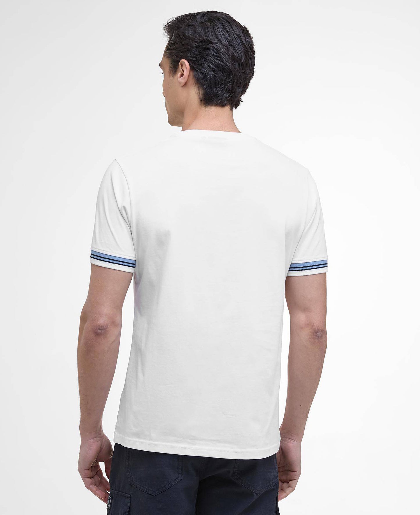 Barbour International Bruce Tipped Cuff T-Shirt - White