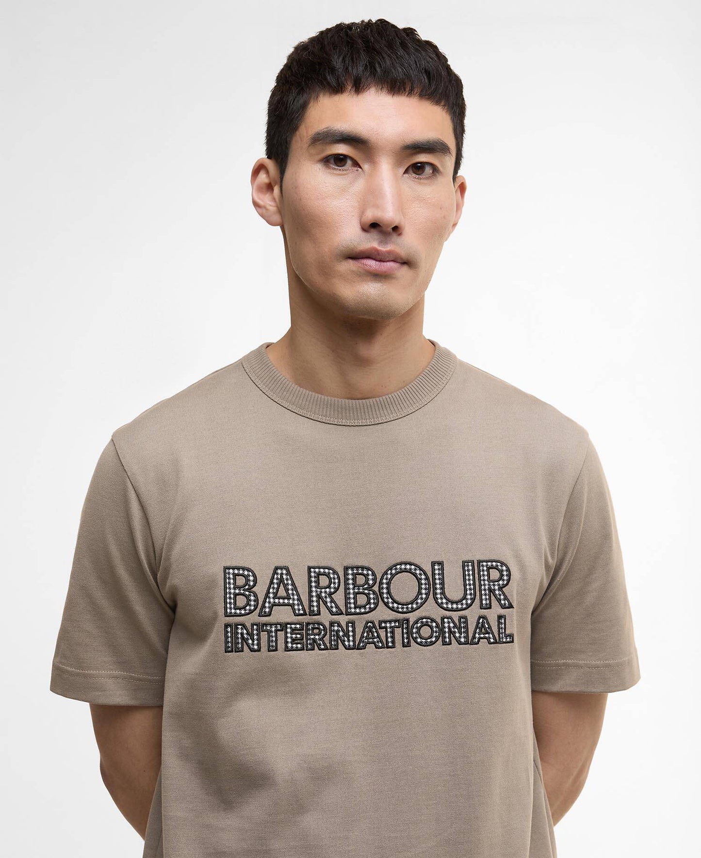 Barbour International Bertie Logo T-Shirt - Brindle