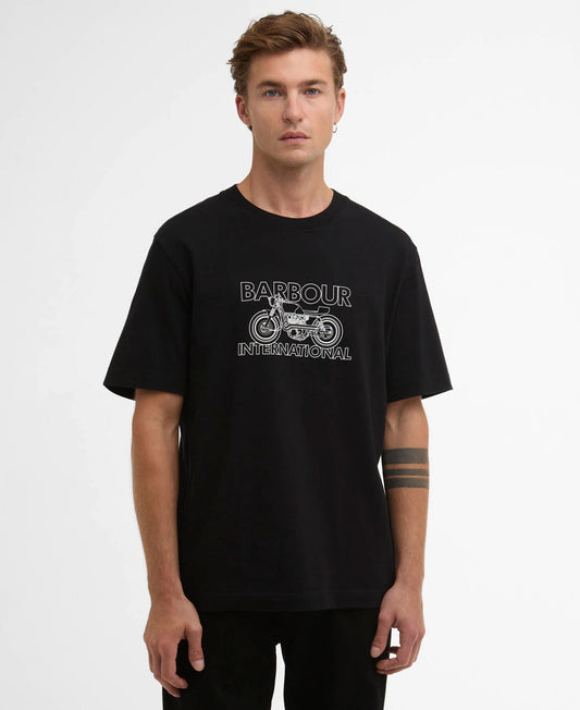Barbour Cowl T-Shirt - Black