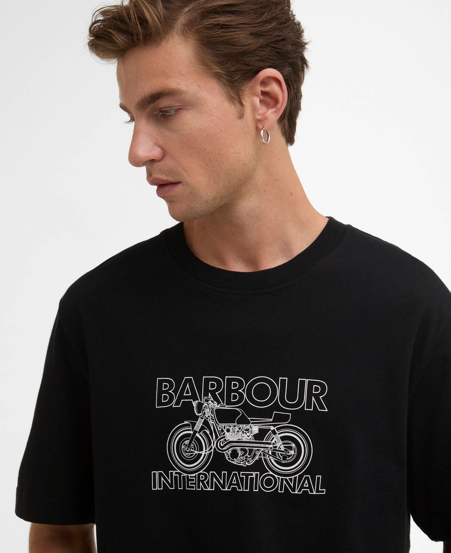 Barbour Cowl T-Shirt - Black
