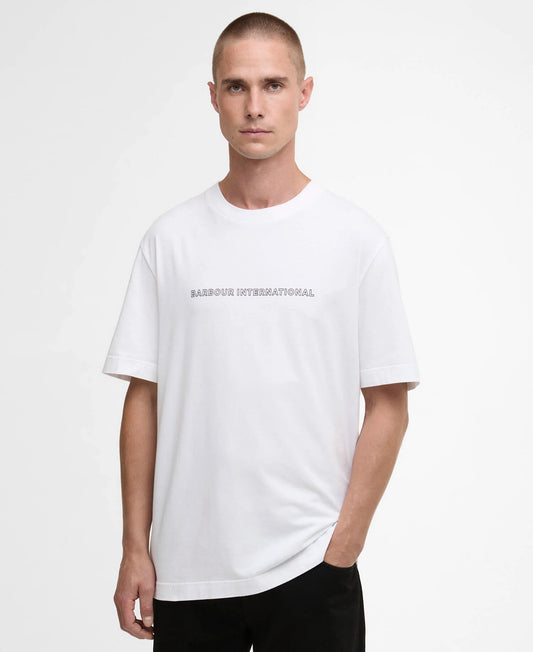 Barbour Outline T-Shirt - White