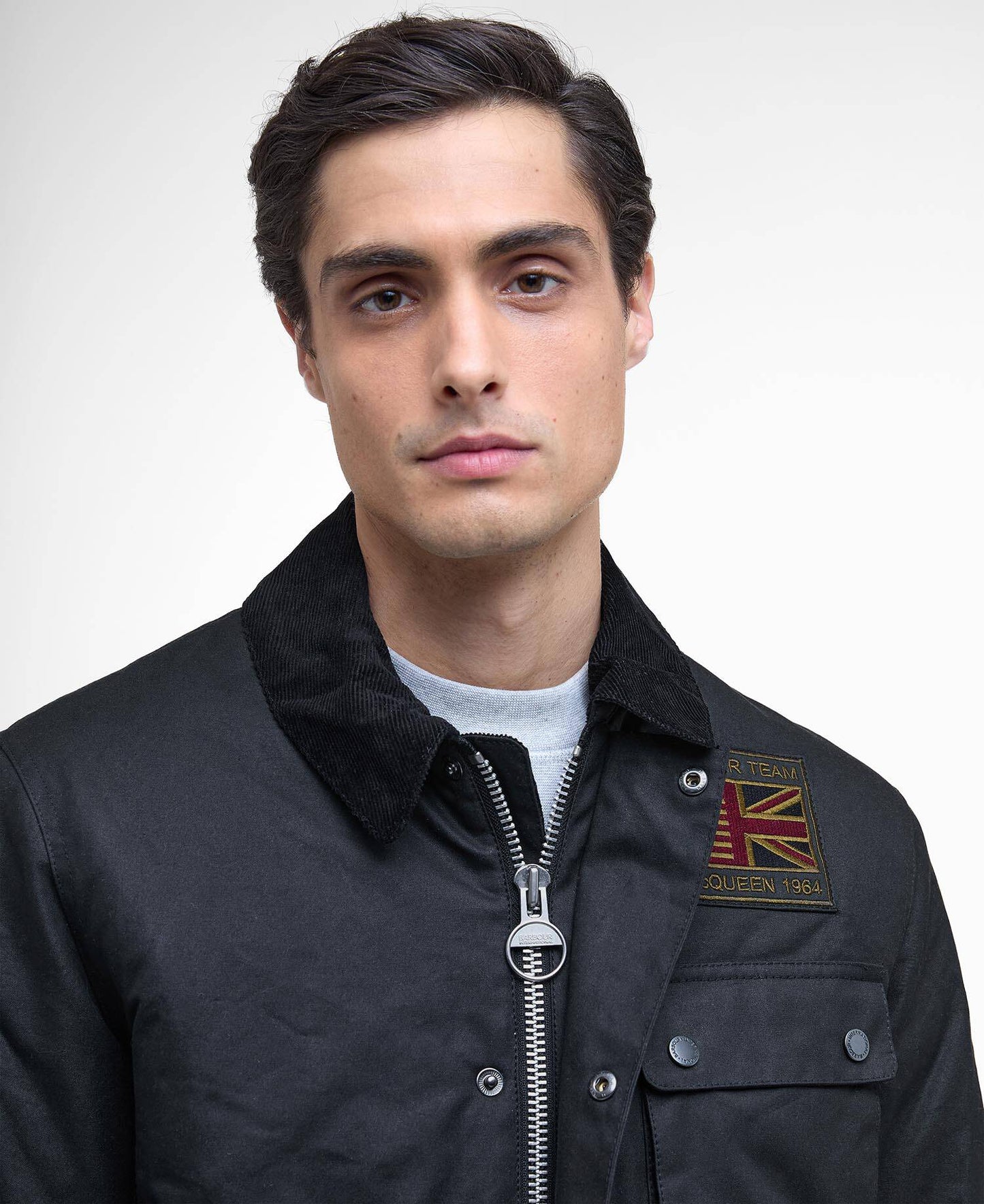 Barbour International Workers Waxed Jacket - Classic Black