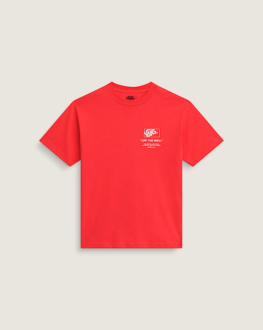 Vans Stacked Hi SS T-Shirt - Crimson Haze