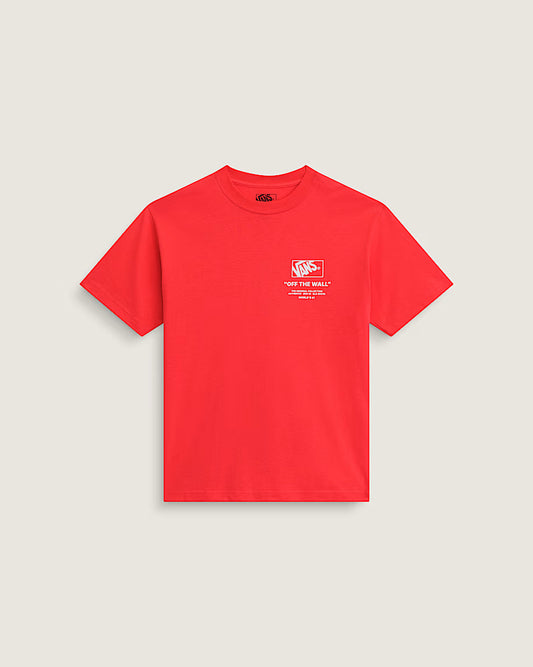 Vans Stacked Hi SS T-Shirt - Crimson Haze