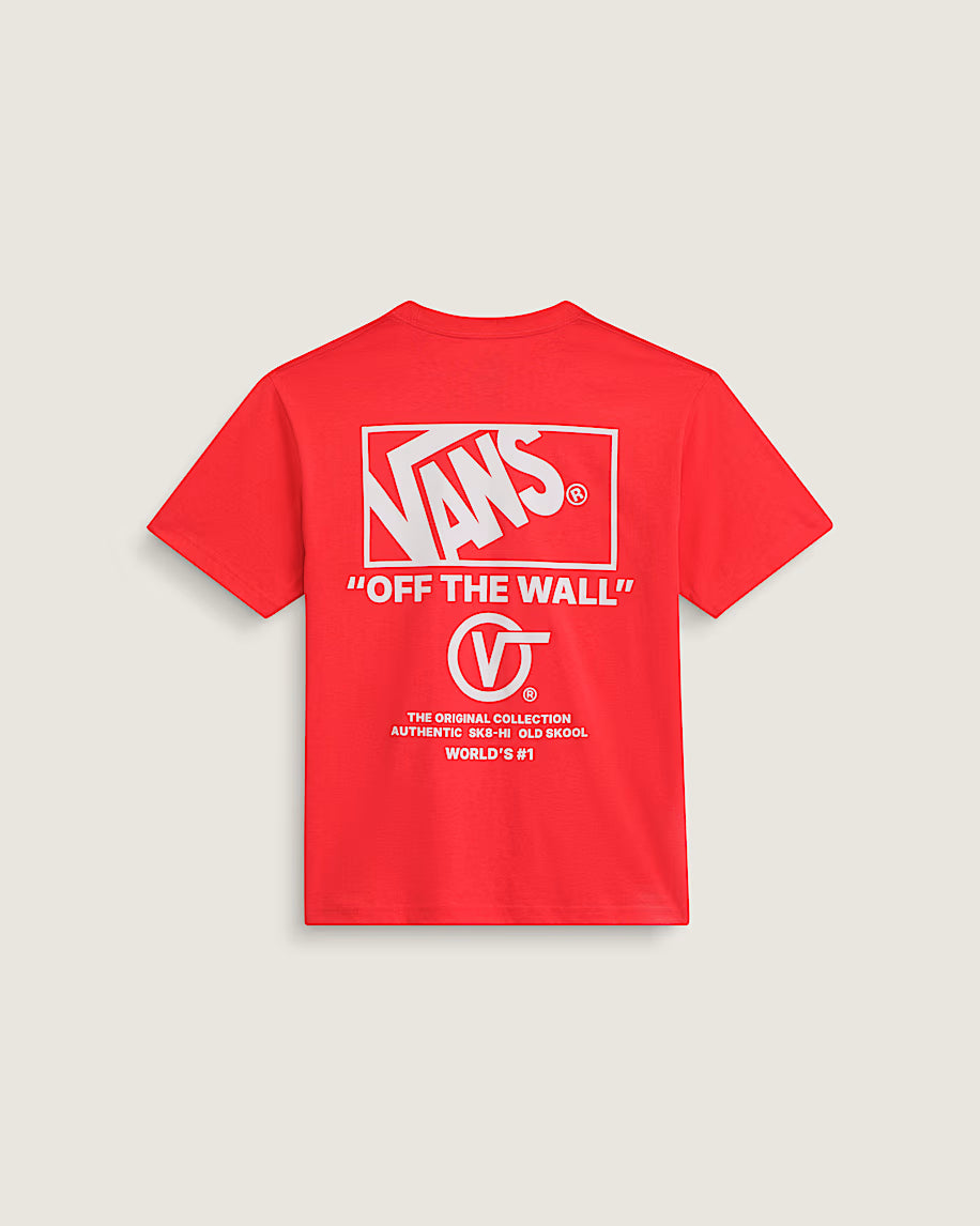 Vans Stacked Hi SS T-Shirt - Crimson Haze
