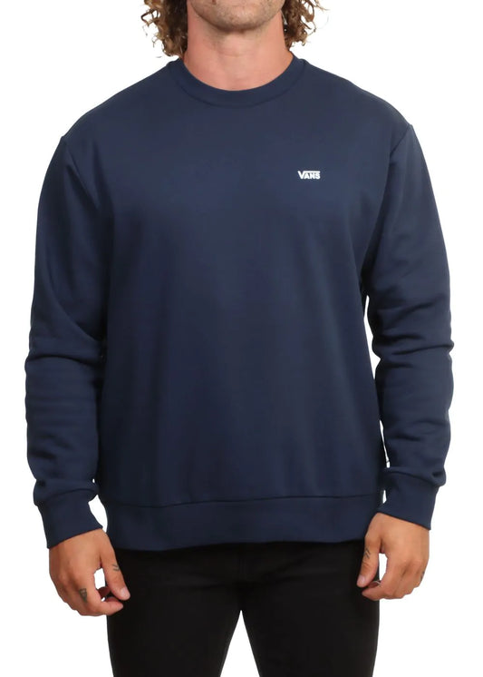 Vans Left Chest Crew Neck Sweater - Dress Blues