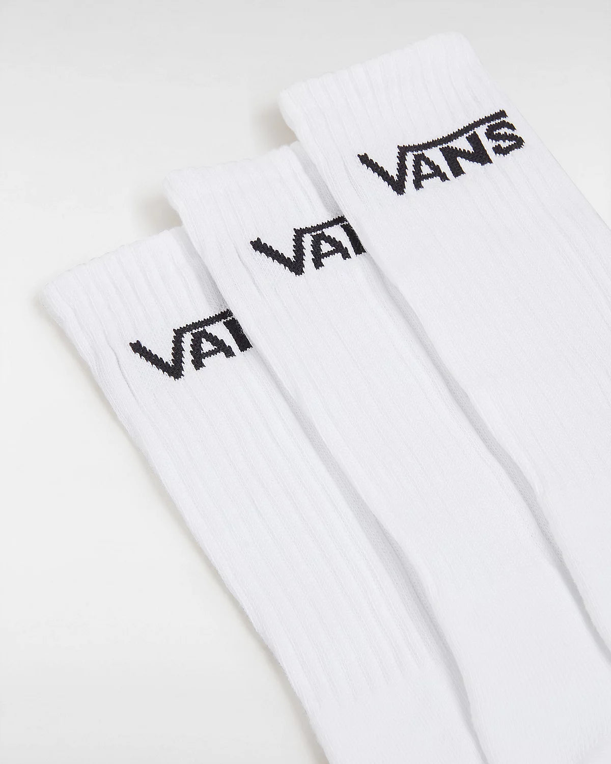 Vans Classic Crew Socks (3 Pairs) - White