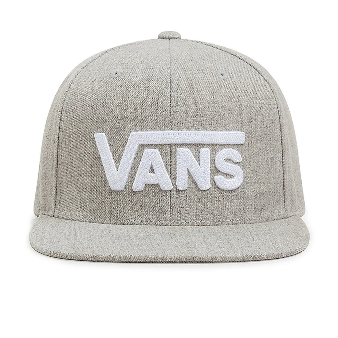 Vans Drop V Logo Snapback Cap - Cement Heather