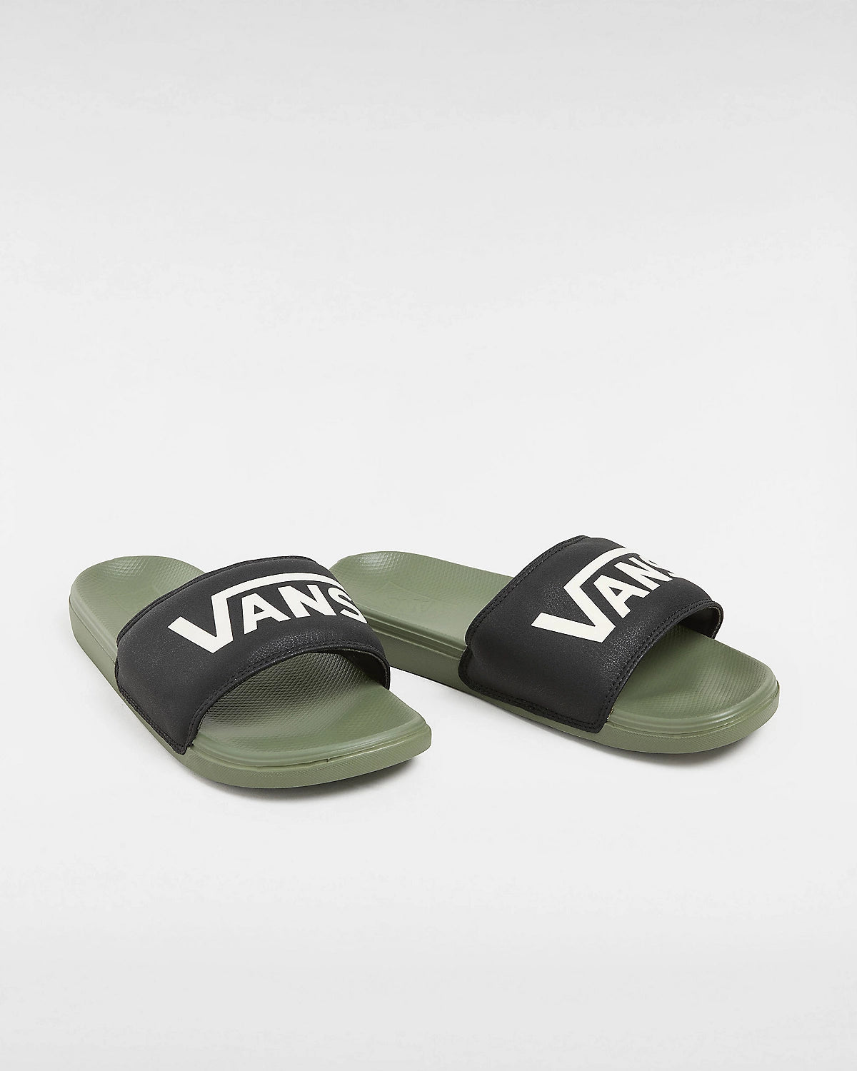 Vans La Costa Sliders - Black/Olivine