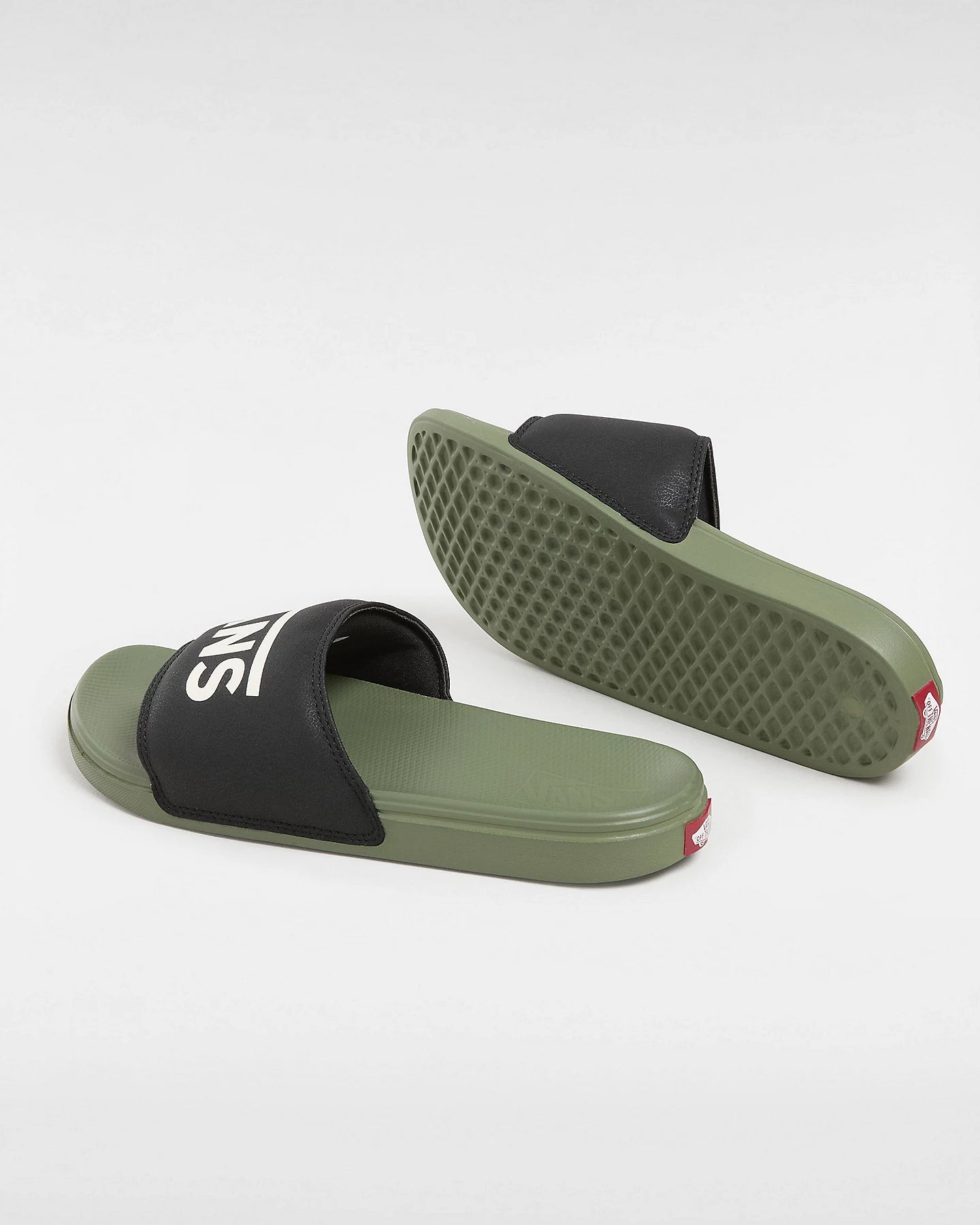 Vans La Costa Sliders - Black/Olivine