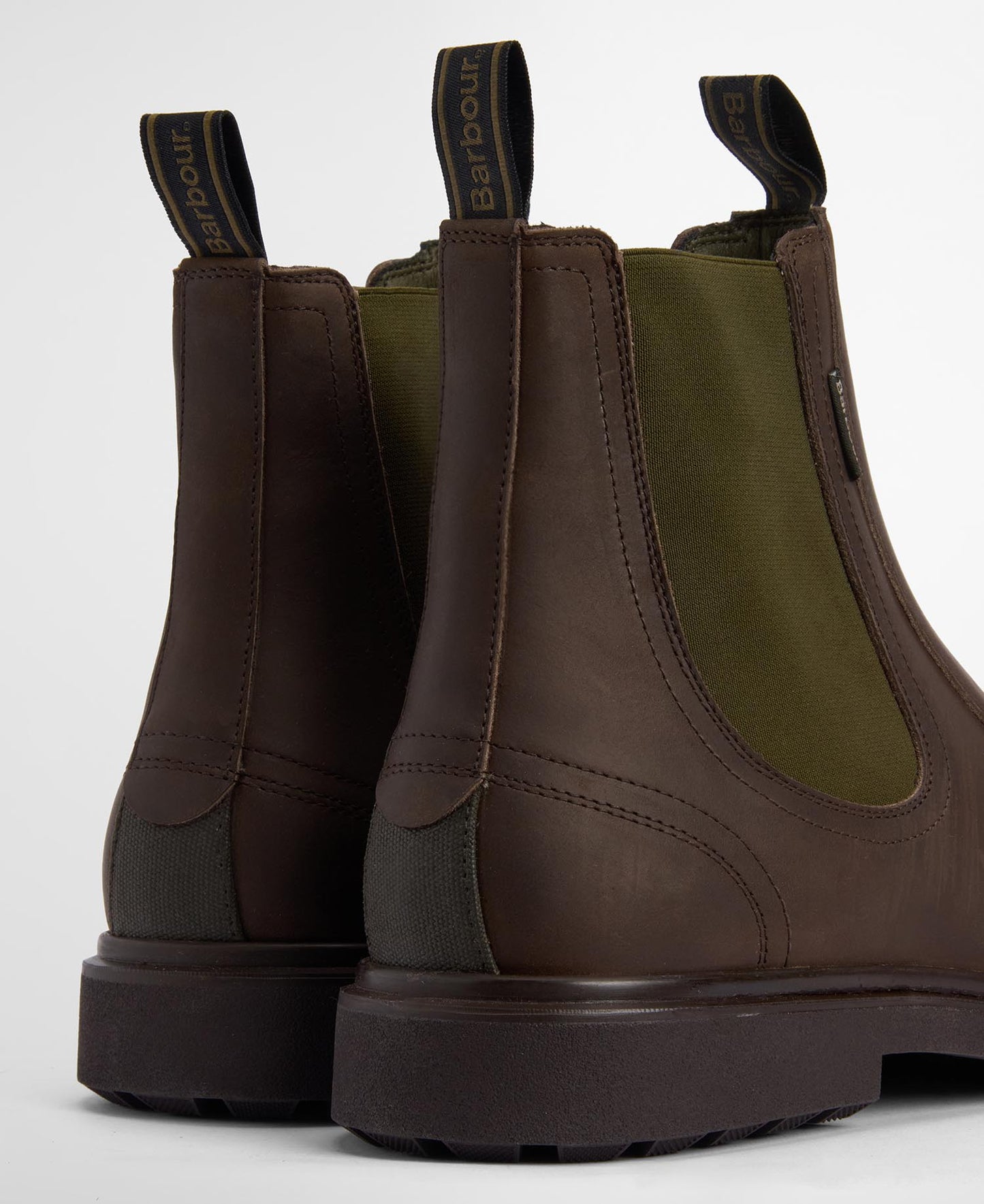 Barbour Hale Chelsea Boots - Dark Brown