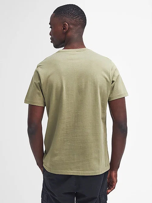 Barbour Calder Graphic T-Shirt - Bleached Olive