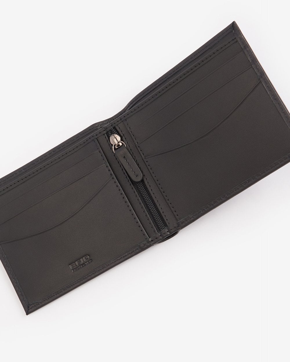 Barbour International Ariel Leather Wallet - Black