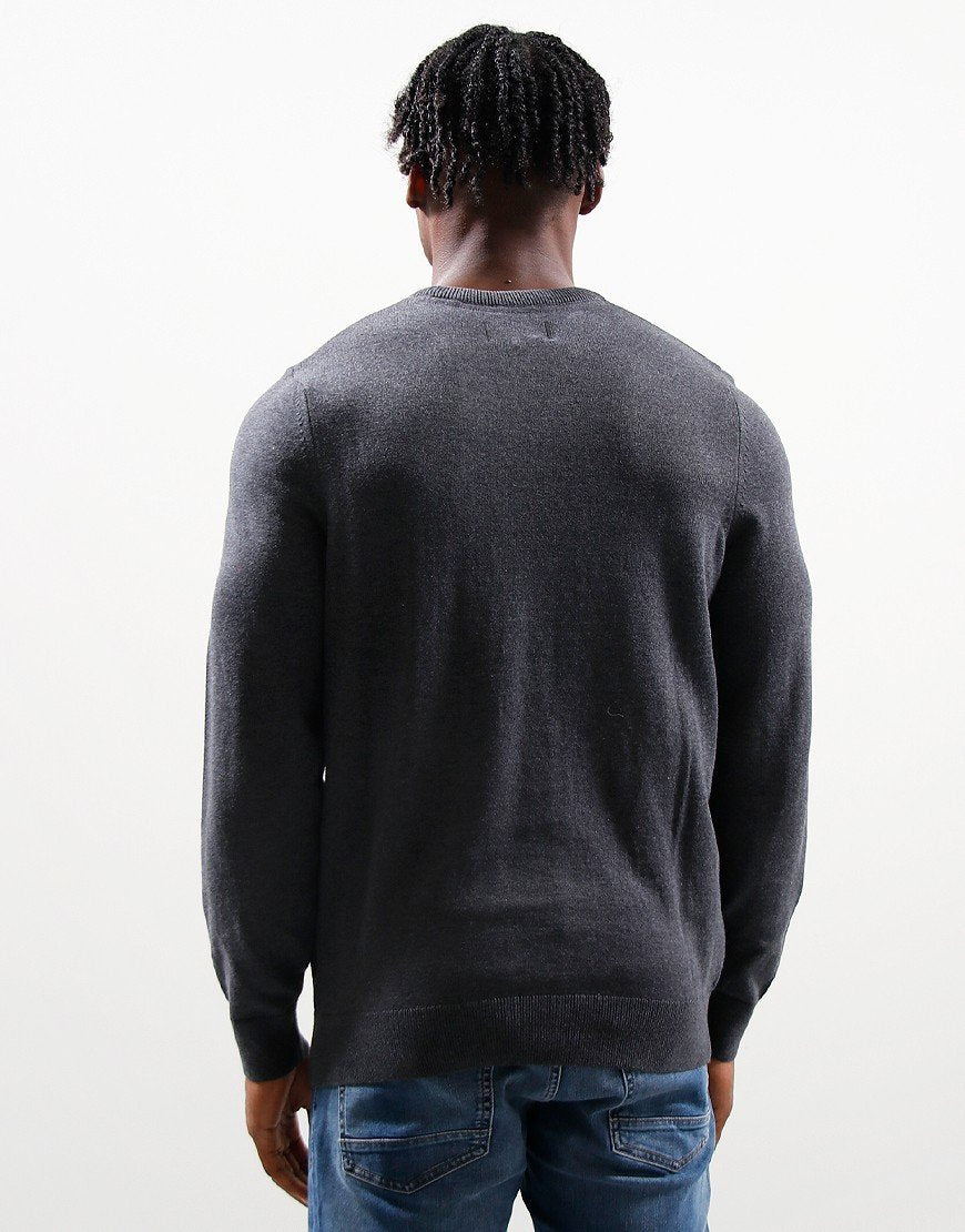 Barbour Organic Crew Neck Jumper - Asphalt