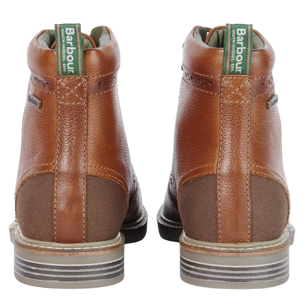 Barbour Seaton Brogue Boots Almond