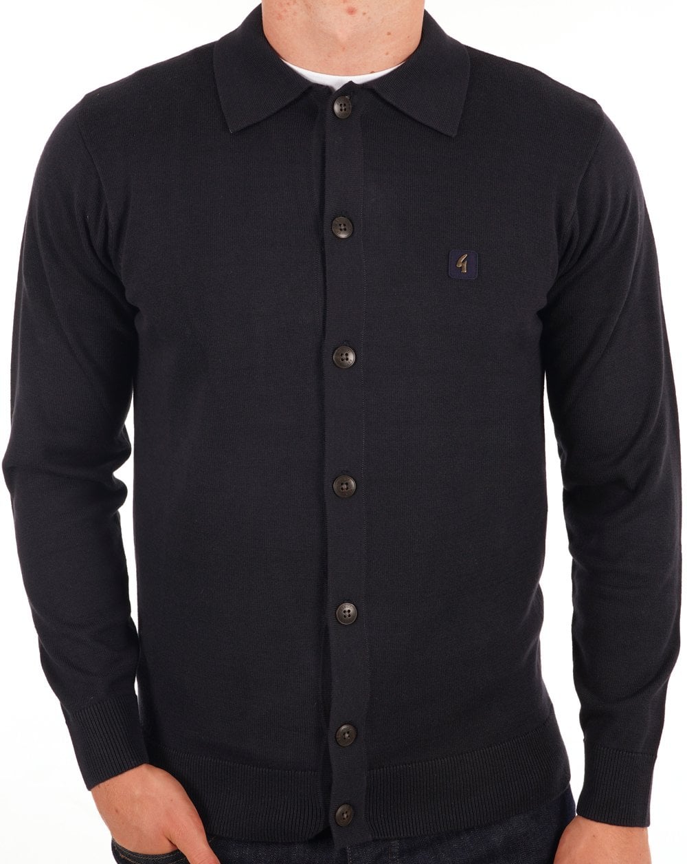 Gabicci Azima Knitted Cardigan - Navy