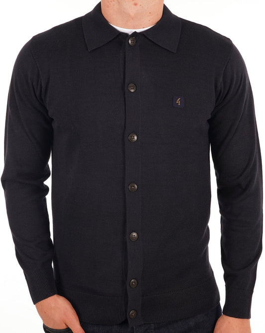 Gabicci Azima Knitted Cardigan - Navy
