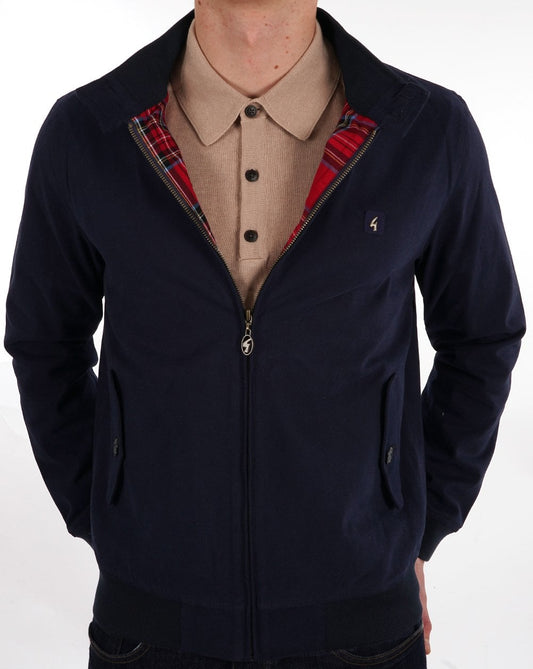 Gabicci Hamilton Harrington Jacket - Navy