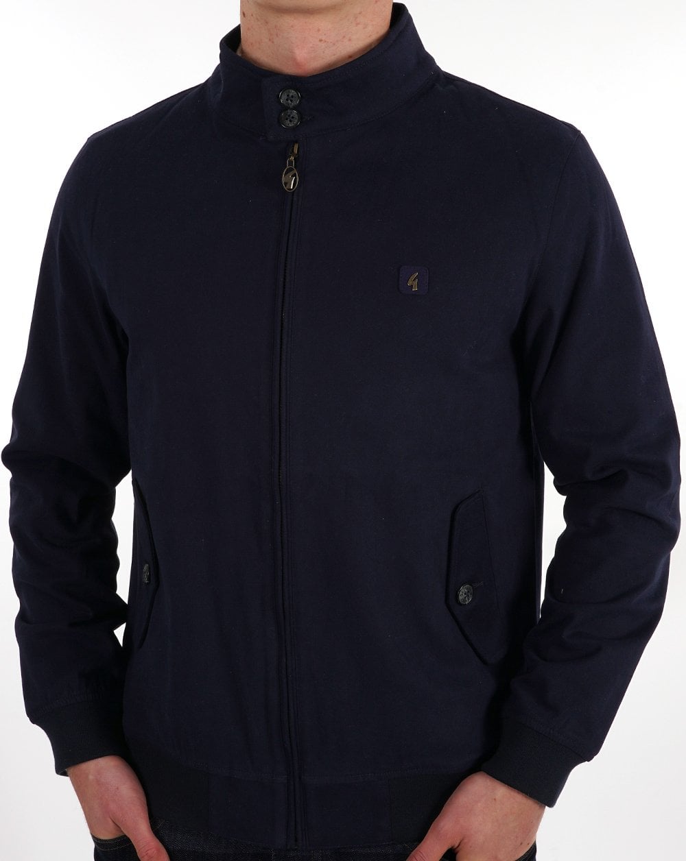 Gabicci Hamilton Harrington Jacket - Navy