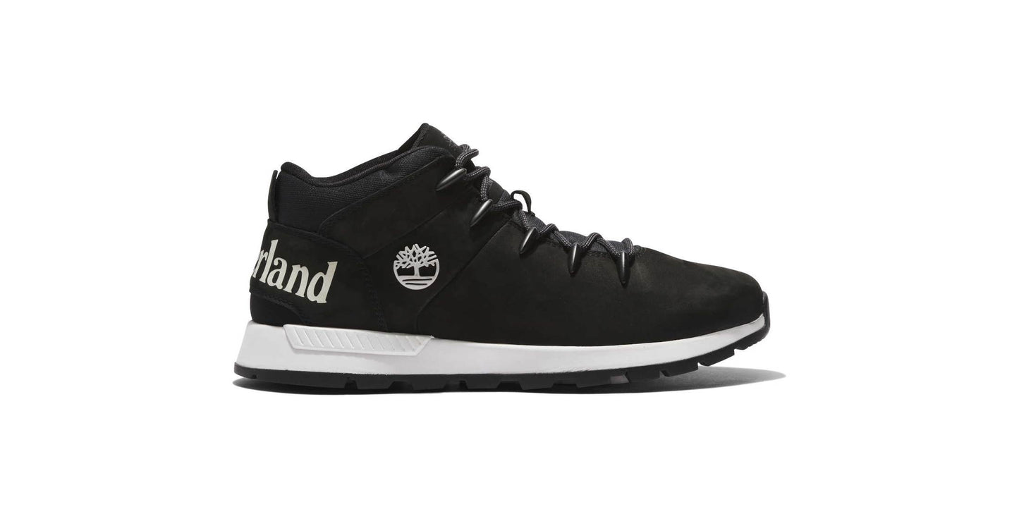 Timberland Sprint Trekker Mid Sneakers - Black Nubuck / White