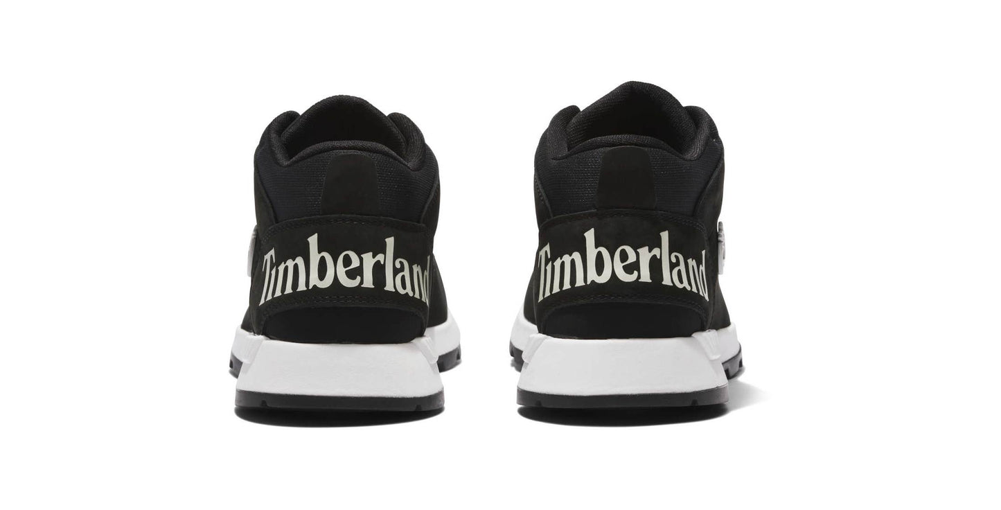 Timberland Sprint Trekker Mid Sneakers - Black Nubuck / White