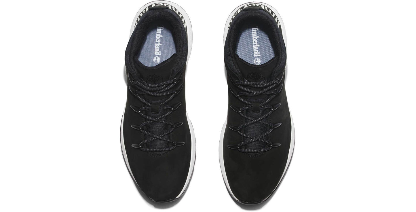 Timberland Sprint Trekker Mid Sneakers - Black Nubuck / White