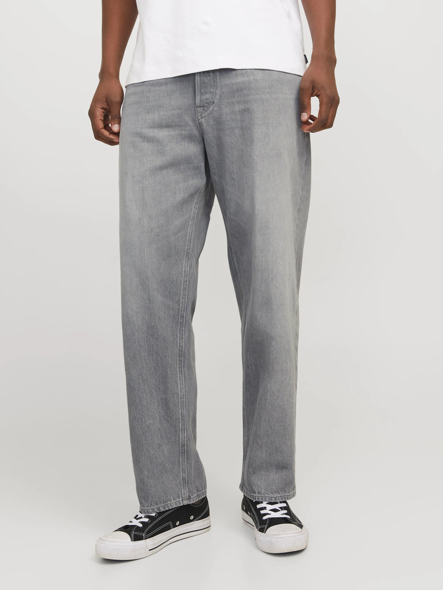Jack&Jones Eddie 762 Loose Fit Jeans - Grey/Grey Denim