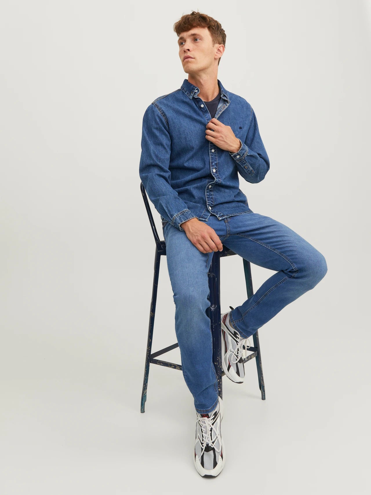 Jack&Jones Glenn 223 Slim Fit Jeans - Blue/Blue Denim