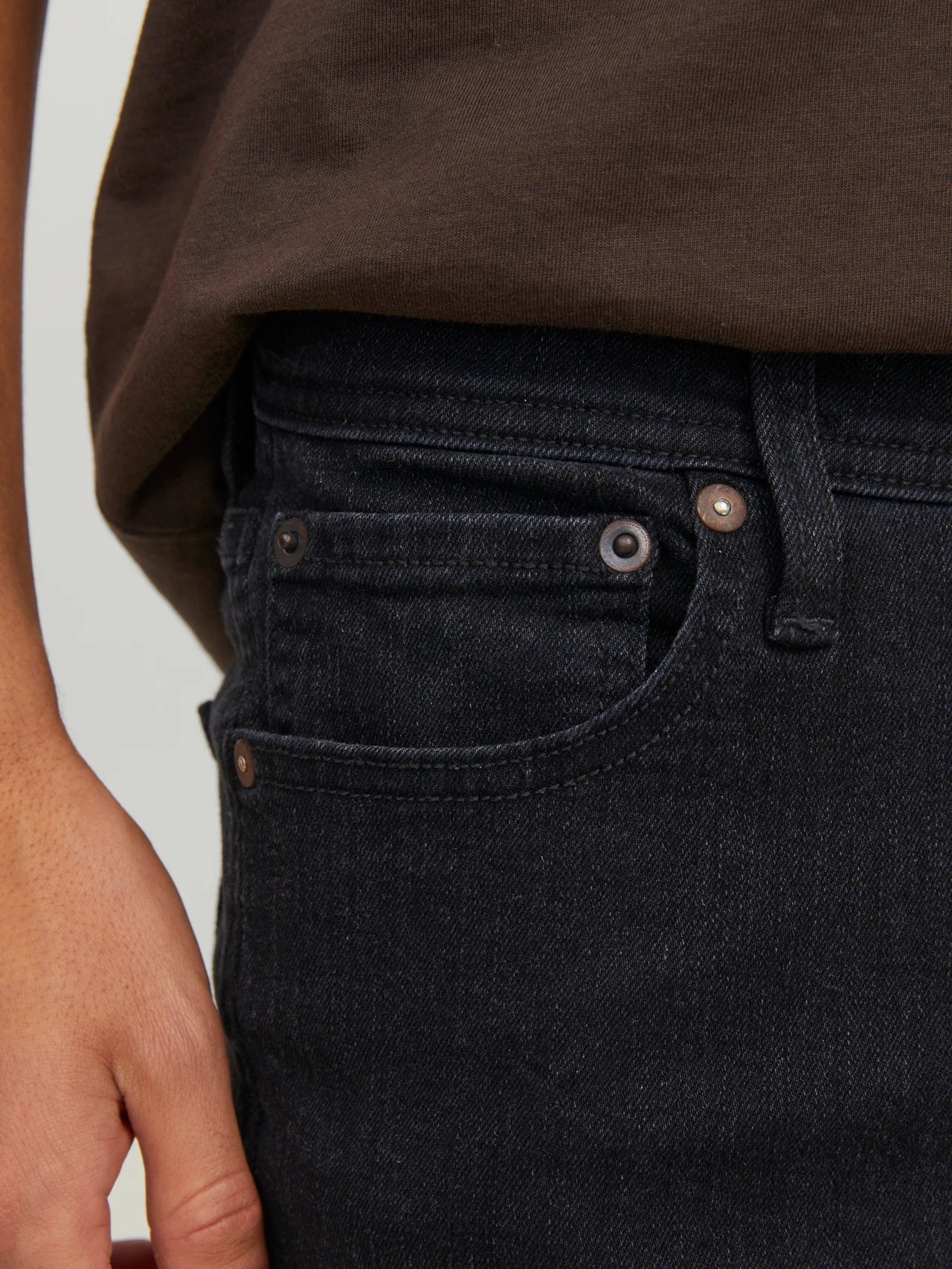 Jack&Jones Glenn 356 Slim Fit Jeans - Black/Black Denim