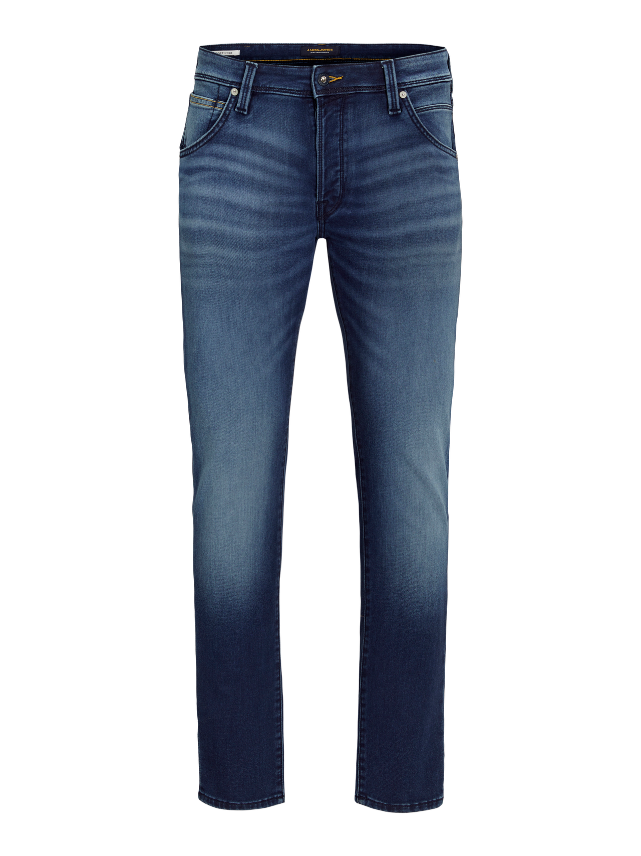 Jack&Jones Mike Fox 424 Tapered Fit Jeans - Blue/Blue Denim
