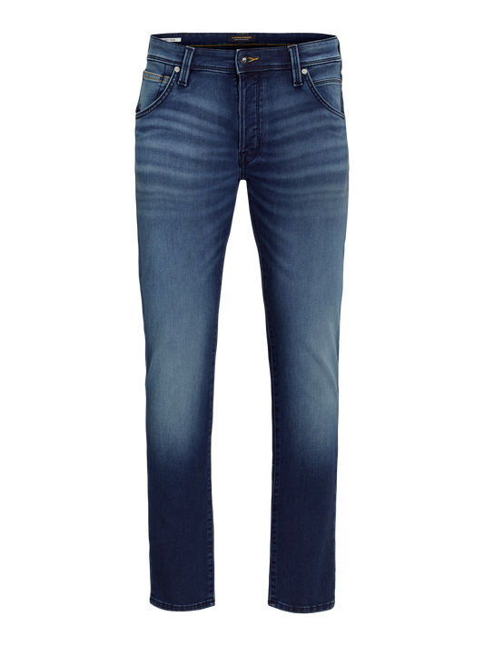 Jack&Jones Mike Fox 424 Tapered Fit Jeans - Blue/Blue Denim