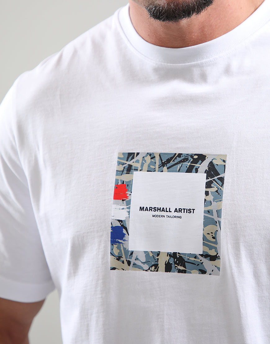 Marshall Artist Adored Box Logo T-Shirt - White