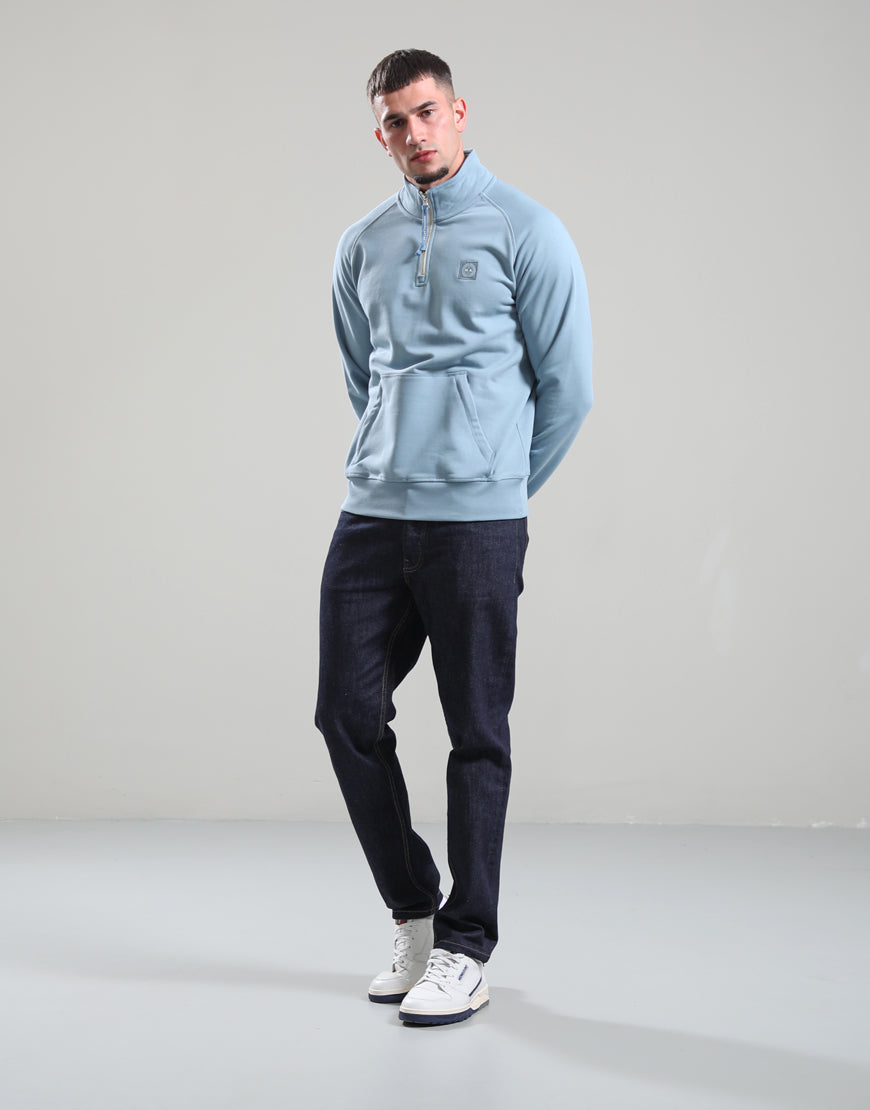 Marshall Artist Foundation 1/4 Zip Sweat - Steel Blue